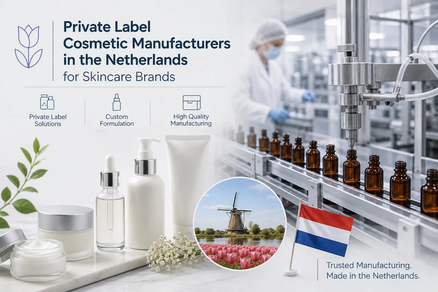 Fabricantes de cosméticos de marca própria na Holanda